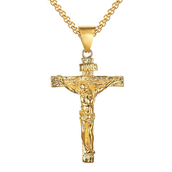 Stephen Oliver 18K Gold Iconic Cross Necklace