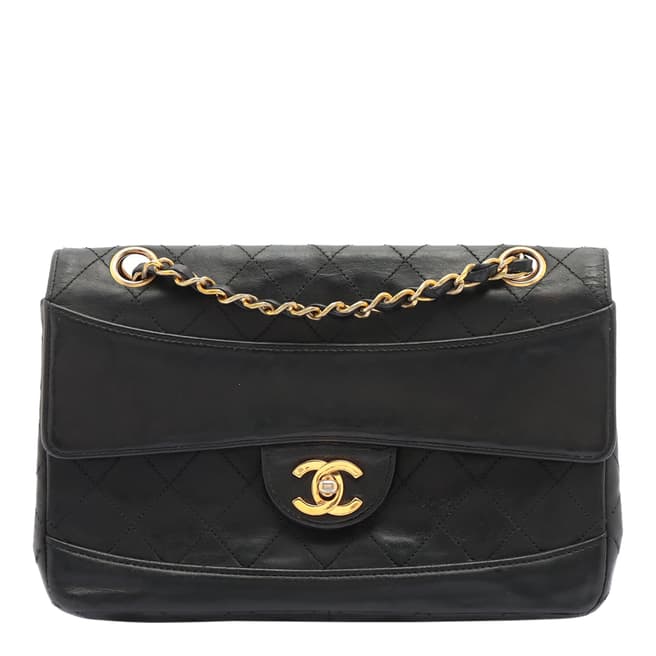 Vintage Chanel Black Chanel Flap Bag