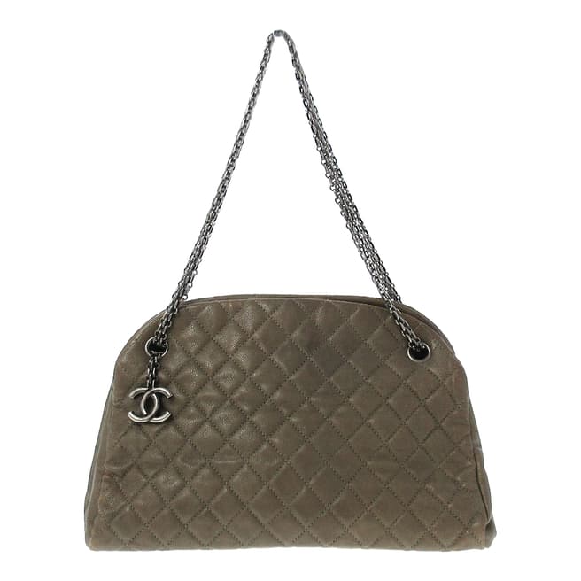 Vintage Chanel Khaki Mademoiselle Shoulder Bag