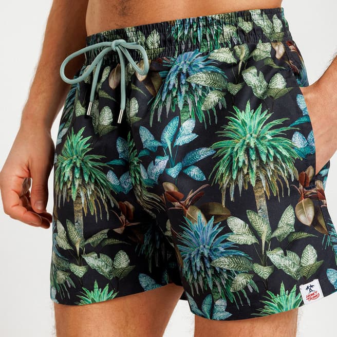 Hunky Trunks Multi Forest Print Swim Shorts