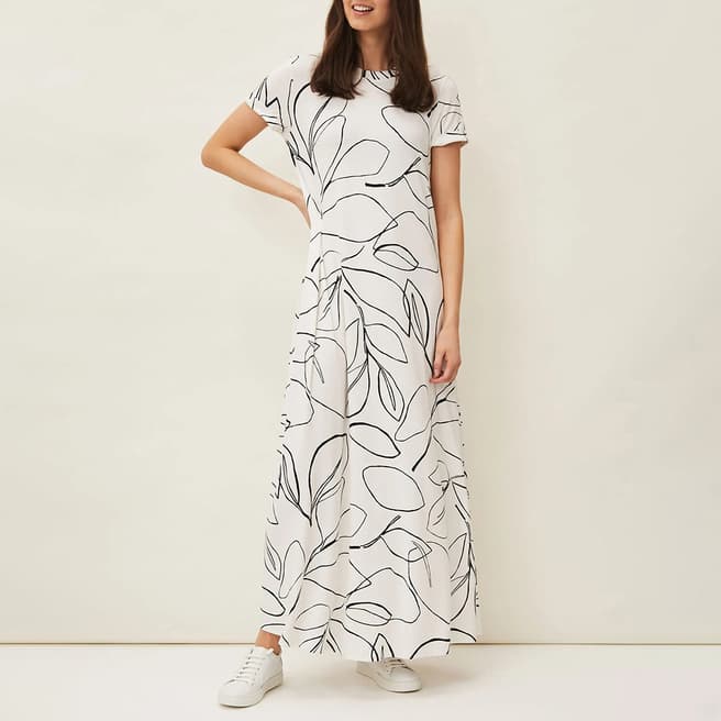 Phase Eight Ivory Fifi Printed Maxi Dress