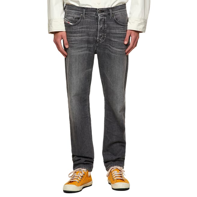 Diesel Grey D-Fining Tapered Stretch Jeans