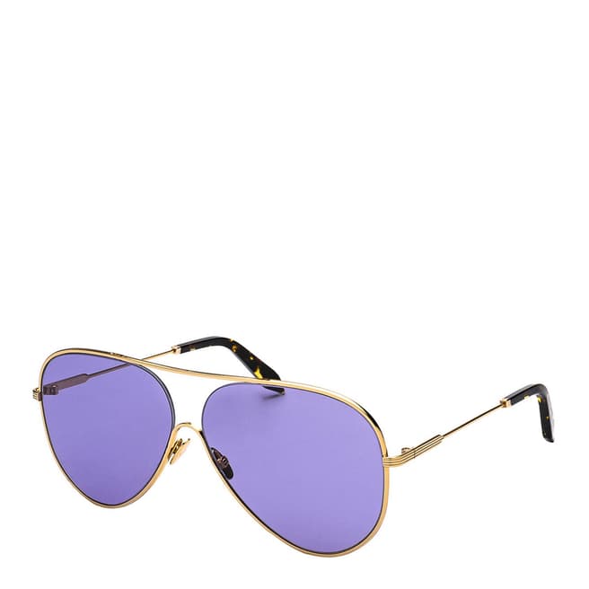 Victoria Beckham Rose Bleu Aviator Sunglasses