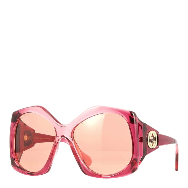 Gucci Women's Pink Gucci Sunglasses 62mm