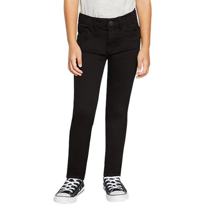 Levi's Girl Teen Black 710 Skinny Cotton Blend Jeans