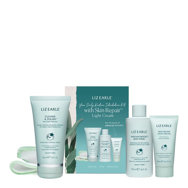 Liz Earle Your Daily Routine Introduction Kit Light Cream