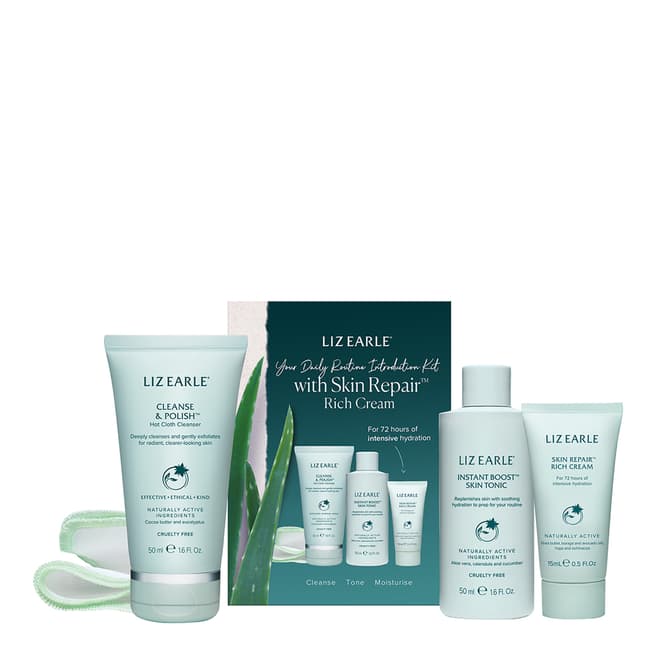 Liz Earle Your Daily Routine Introduction Kit Rich Cream