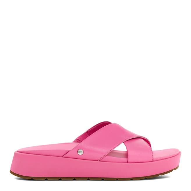UGG Emily Leather Slide Sandals