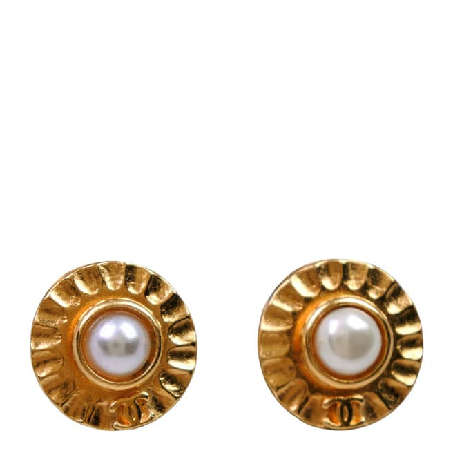 Vintage Chanel Gold Earrings