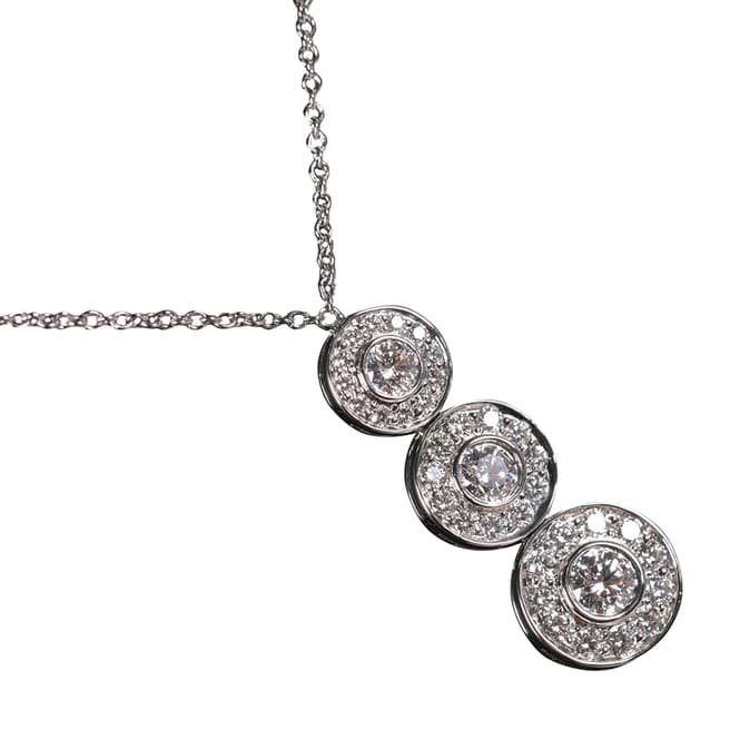Vintage Tiffany & Co Silver Circle Necklace