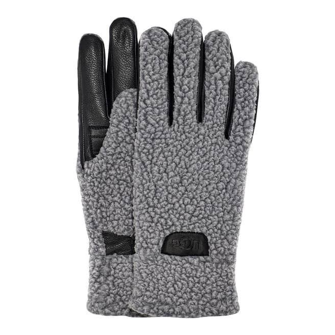 UGG Dark Grey UGG Sherpa Gloves