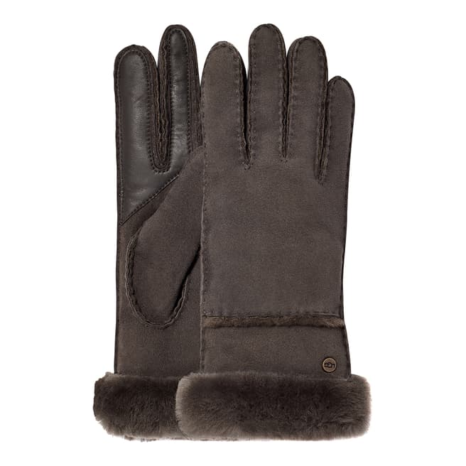 UGG Brown UGG Seamed Tech Gloves