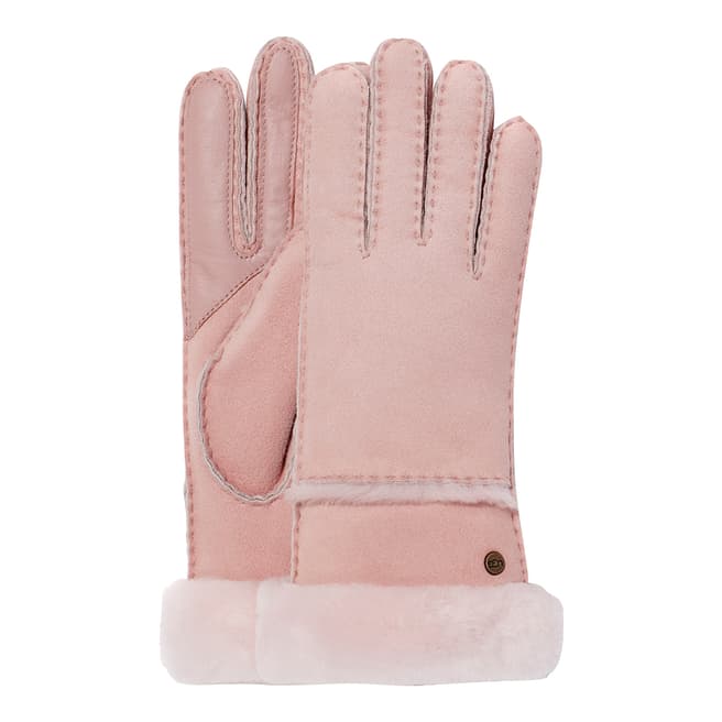 UGG Pink UGG Seamed Tech Gloves