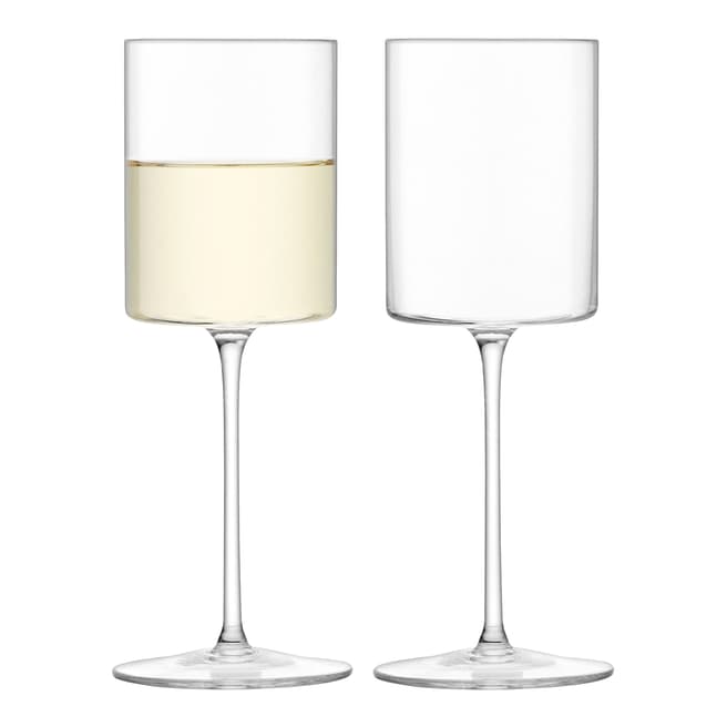 LSA Otis White Wine Glass Set of 4, 240ml 
