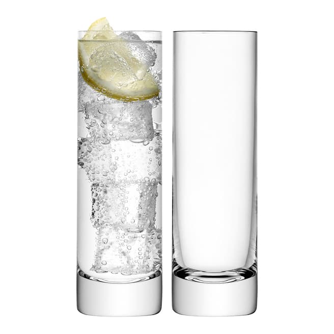 LSA Set of 4 Bar Long Drink Glass, 250ml