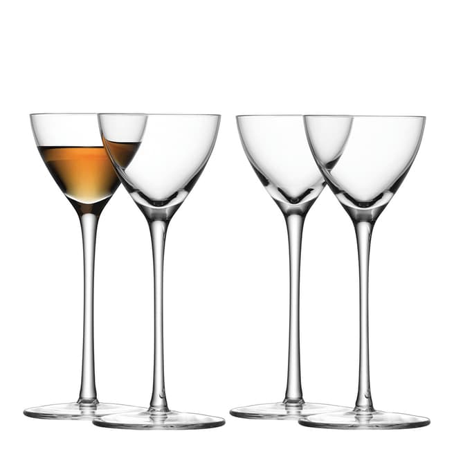 LSA Set of 4 Bar Liqueur Glass, 100ml