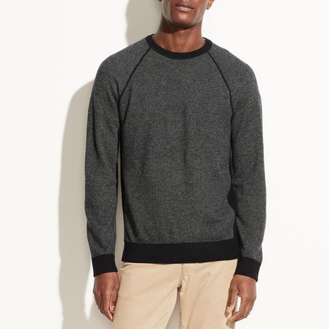 Vince Charcoal Wool Blend Sweatshirt