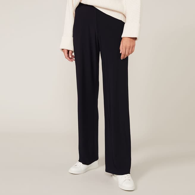 Phase Eight Navy Corinne Wide Leg Trousers