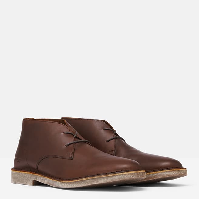 Joules Tan Lace Up Chelsea Boot