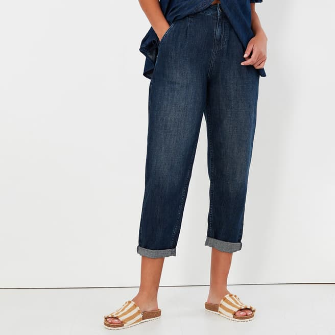 Joules Blue Denim Tapered Jeans
