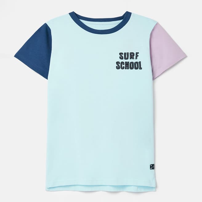 Joules Blue Colourblock T-Shirt