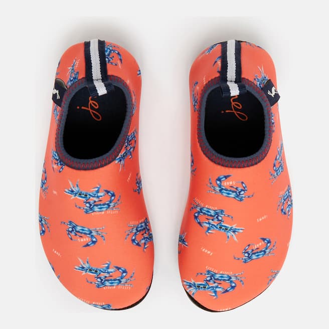 Joules Orange Crab Sea Shoes