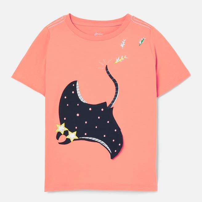 Joules Coral Stringray Graphic T-Shirt
