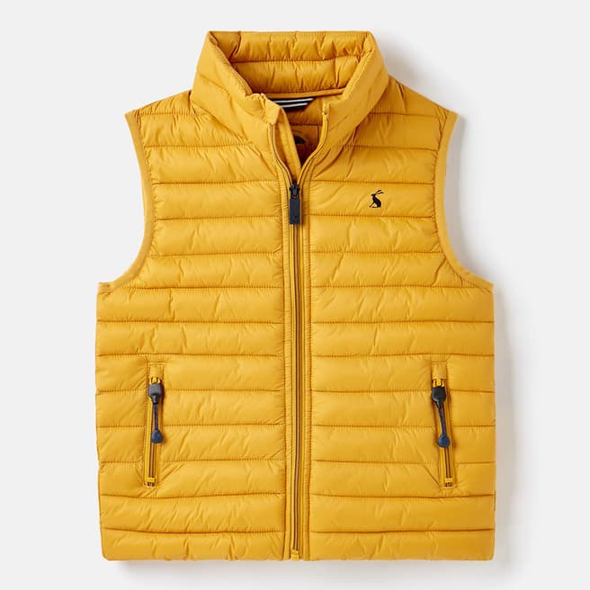 Joules Yellow Padded Body Warmer