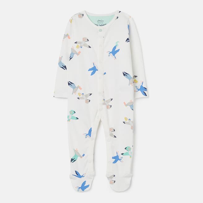 Joules Multi Graphic Cotton Baby Grow