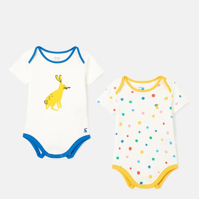 Joules Multi Printed Baby Bodysuits