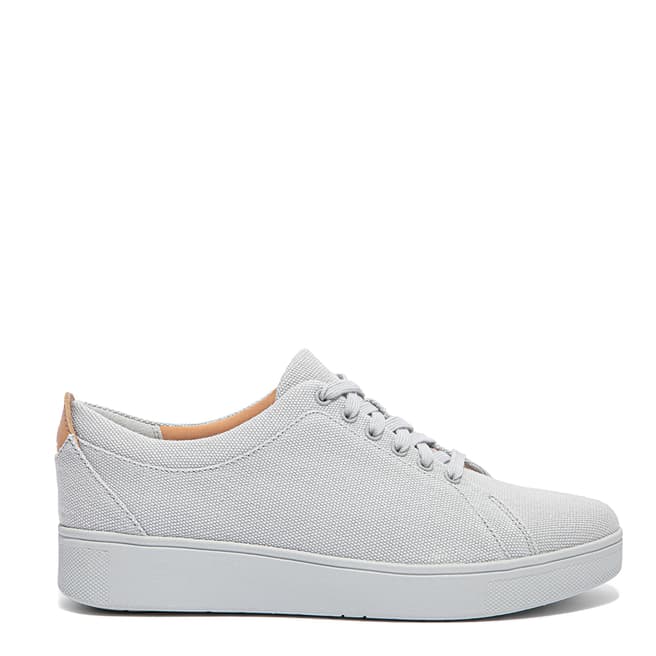 FitFlop Soft Grey Rally Canvas Sneaker