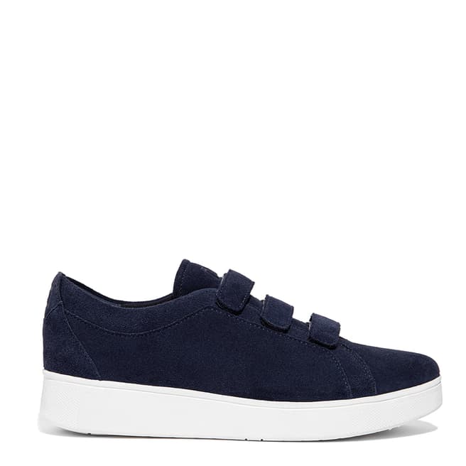 FitFlop Navy Rally Strap Suede Sneaker