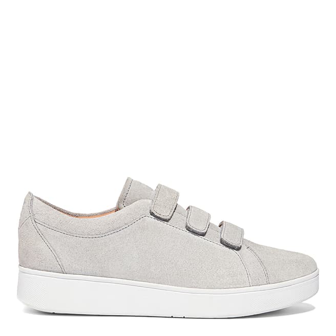 FitFlop Grey Rally Strap Suede Sneaker