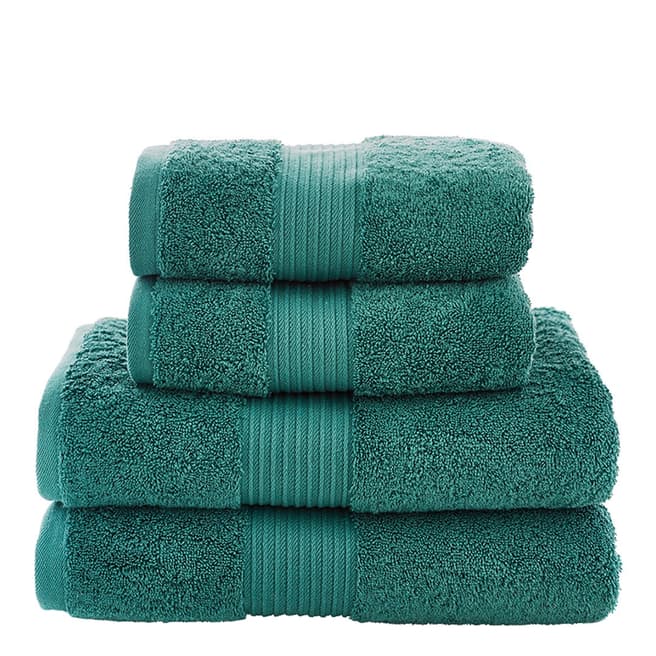 The Lyndon Company Bliss Pair of Hand Towels, Seagrass