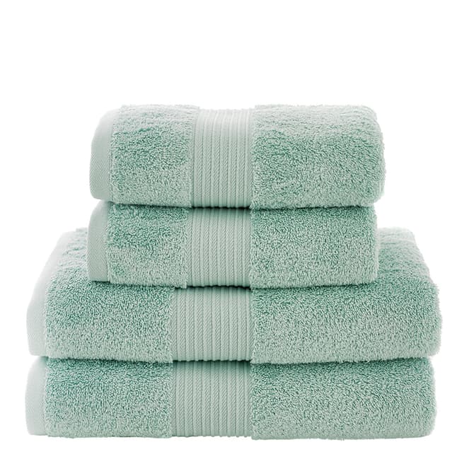 The Lyndon Company Bliss Pair of Hand Towels, Spearmint