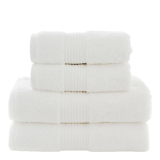 The Lyndon Company Bliss Pair of Hand Towels, White