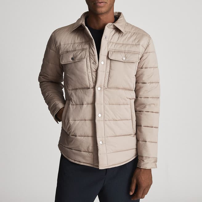 Reiss Stone Chasey Quilted Jacket