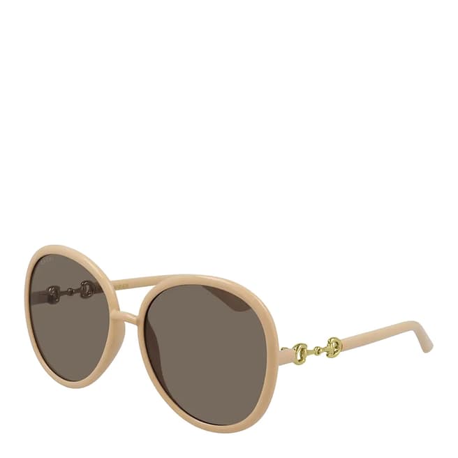 Gucci Women's Beige Gucci Sunglasses 61mm