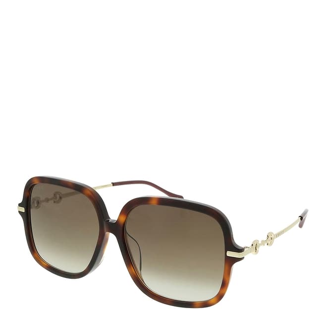 Gucci Women's Brown Gucci Sunglasses 58mm