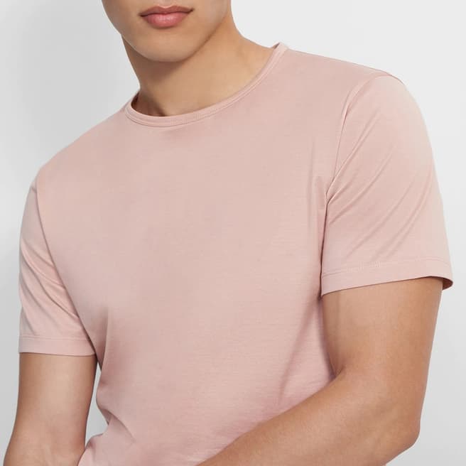 Theory Pink Cotton T-Shirt