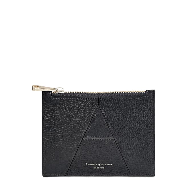 Aspinal of London Black Small Essential A Pouch
