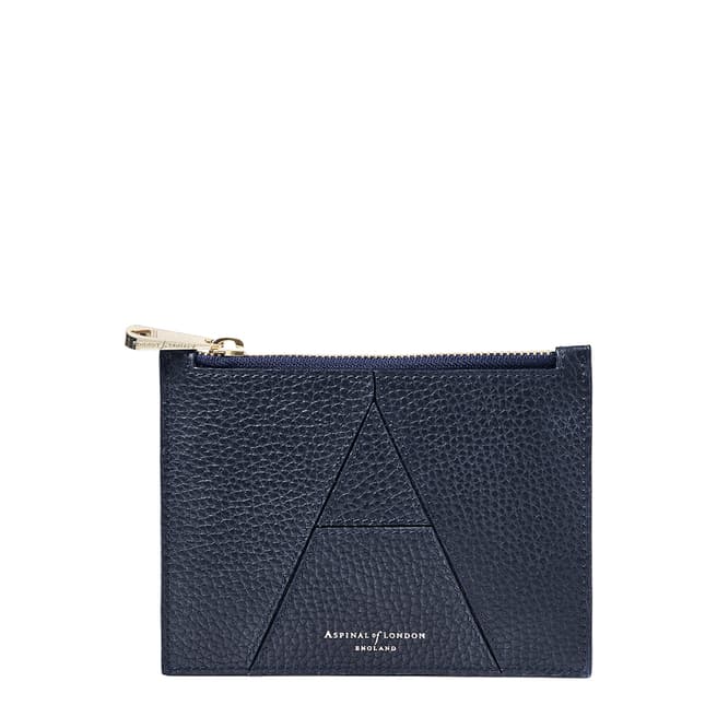 Aspinal of London Navy Small Essential A Pouch