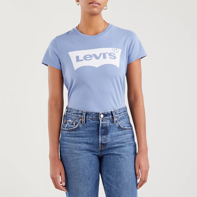Levi's Blue Logo Cotton T-Shirt