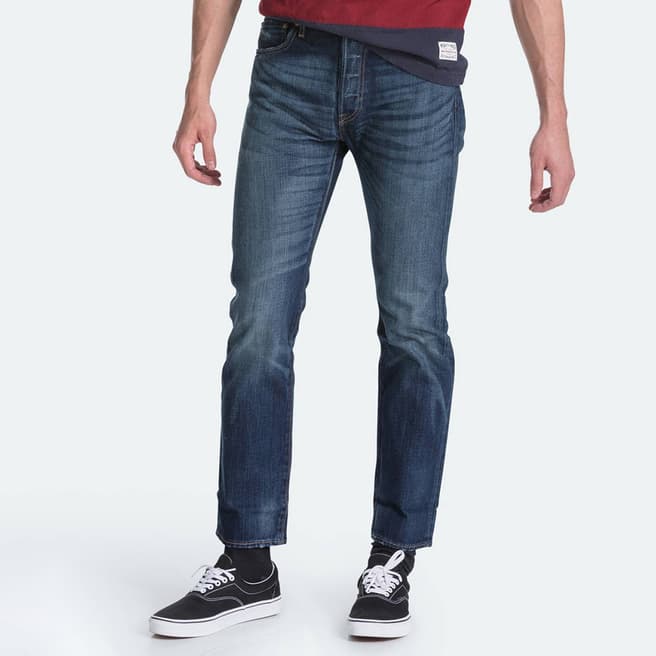 Levi's Dark Blue 501® Straight Jeans