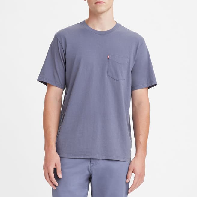 Levi's Blue Relaxed Cotton T-Shirt