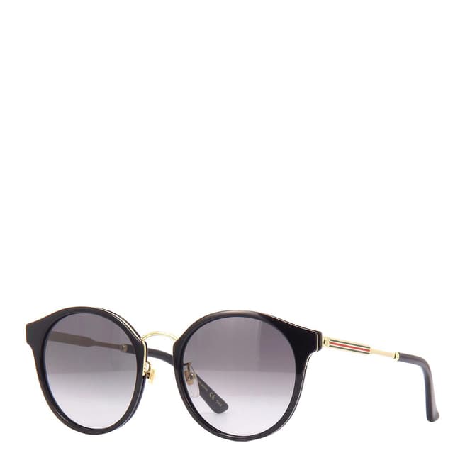 Gucci Women's/Unisex Black/Gold Gucci Sunglasses 54mm