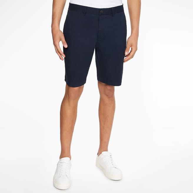Tommy Hilfiger Navy Harlem Cotton Stretch Shorts