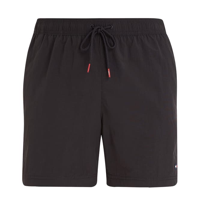 Tommy Hilfiger Black  Medium Length Swim Shorts