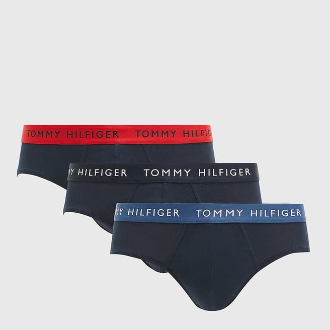 Tommy Hilfiger Desert Sky/Petrol Blue/Prim Red 3 Pack Briefs