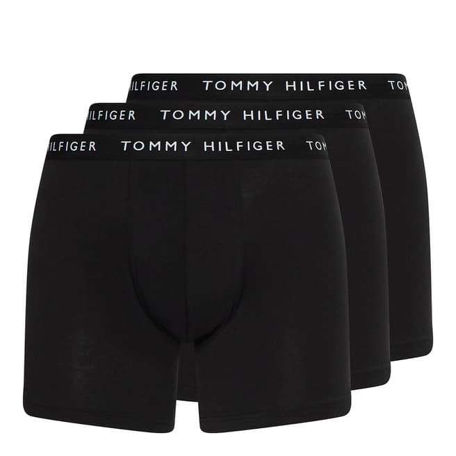 Tommy Hilfiger Black 3 Pack Essential Boxers